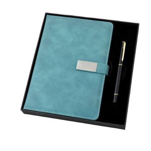 Wholesale Promotional Luxury Pu Leather Hardcover <b>Journal</b> Business Diary Logo Stationery Customised Notebook and Pen Gift Set - Product Image 1