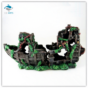 Réservoir de poissons Aquarium Résine Artisanat Voiliers Décoration CA079L - Product Image 1