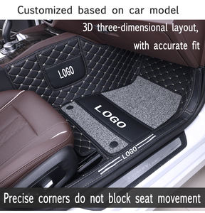 Alfombrillas de Cuero de Lujo 5D para Auto, Juego Completo de 4 Piezas para <span class=keywords><strong>Audi</strong></span> E-tron A1 A3 A4 A5 A6 A8 <span class=keywords><strong>Q2</strong></span> Q3 Q5 Q7 - Product Image 4
