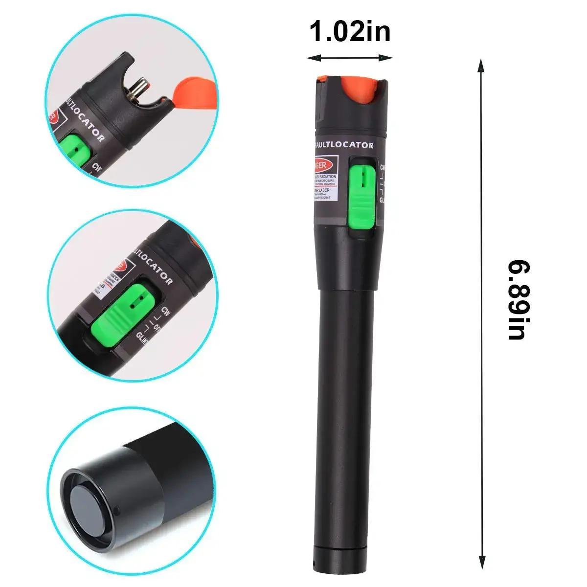 사용이 간편한 소형 레이저 펜 간소화된 네트워크 유지보수 및 문제 촬영 광섬유 시각 오류 탐지기