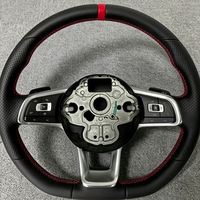 Accessoires en cuir personnalisés en gros pour volant de voiture Volkswagen VW Polo Golf R 6 7 8 MK6 MK7 GTi Passat B7 B8 Jetta Tiguan