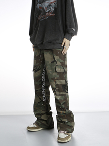 Pantalon grenouille tactique camouflage des bois multicolore pour la chasse en plein air dans la jungle personnalisée - Product Image 3
