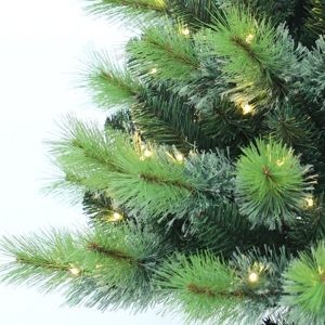 Mini Árbol de Navidad de Mesa para Decoración Navideña, 60 cm, Preiluminado con Luces Blancas Cálidas o Multicolores - Product Image 4