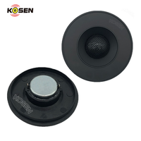 Tweeter OEM et ODM Plaque frontale en plastique 70mm 4 6 8 Ohms 15W Dôme en soie Neo Magnet Tweeter Speaker