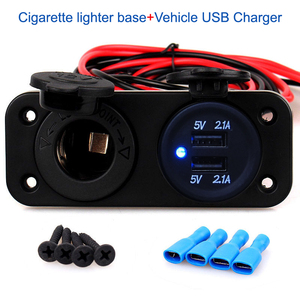 12v/24v 2.1A 1A sortie étanche Double USB changeur accessoire <span class=keywords><strong>prise</strong></span> de courant 24 <span class=keywords><strong>volts</strong></span> chargeur de <span class=keywords><strong>voiture</strong></span> - Product Image 3