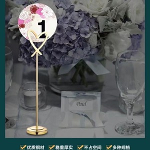 Heart Shape Stainless Steel Place <b>Card</b> Holder 30cm Standing <b>Table</b> Number Holder For Wedding Banquet Restaurant Decor - Product Image 4