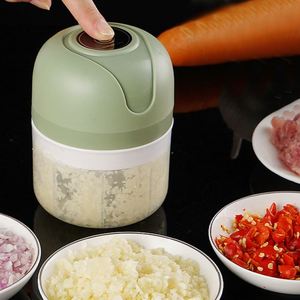 Petit hachoir électrique domestique pour ail, outil magique pour préparer des purées pour aliments complémentaires pour enfants, fruits et légumes - Product Image 1