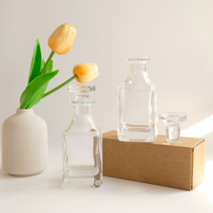 Bán buôn trang trí nội thất 150ml hương thơm sậy Kính khuếch tán chai với hộp giấy - Product Image 1