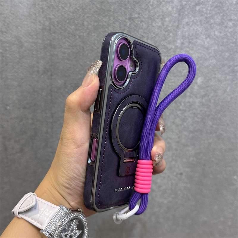 [purple] + dark purple bracelet
