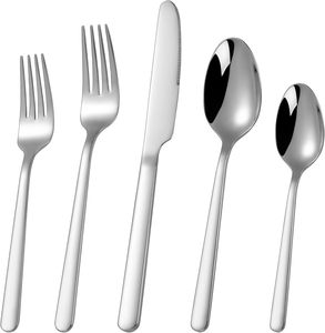 Jieyang Factory Direct Custom OEM ODM Stainless Steel Cutlery Set Metal Spoon Fork and <b>Knife</b> Classic Flatware Set Silverware Set - Product Image 1