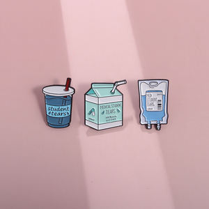 Bolsa de medicina creativa, alfileres esmaltados para botellas, broches de lágrimas para estudiantes de medicina personalizados, insignias de solapa, joyería gótica, regalo para amigos - Product Image 2