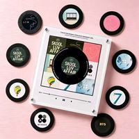 Lecteur d'aimants de réfrigérateur en vinyle NFC personnalisé, version générale, disque rotatif avec lumière LED, capteur NFC pour lecture automatique de musique