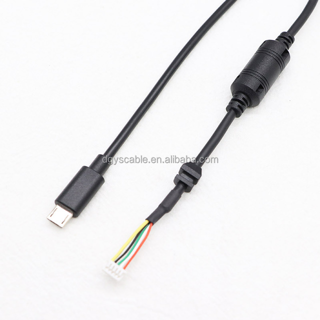 Microusb 5pin Male Adapter Ring MOLEX 1.25-5PIN Connector Cable Is Suitable for Fingerprint Punch Card Scanning Recognition Mach