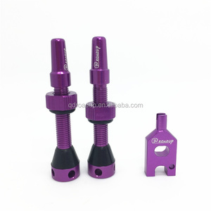 Kit de valve de <span class=keywords><strong>pneu</strong></span> tubeless Presta en alliage super léger 44/48/65/70/85 mm pour <span class=keywords><strong>pneu</strong></span> tubeless de VTT et vélo de route - Product Image 5