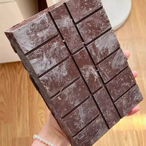Bloc de chocolat noir en gros, pépites de chocolat au lait et blanc, 58% 72% de teneur en beurre de cacao pour la pâtisserie au chocolat - Product Image 2