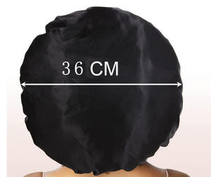 Cuffia in Raso a Strato Singolo Grande, Fascia per <span class=keywords><strong>Capelli</strong></span> da Notte, Turbante Designer per Doccia da <span class=keywords><strong>Donna</strong></span> - Product Image 3
