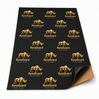 Matras Peredam Suara Bagasi Mobil Butyl 2mm 500x800mm Lembaran Peredam Getaran Mobil Ringan dan Tahan Guncangan OEM