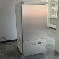 10/15 plateaux dégivrage automatique congélateurs coffre refroidisseur à une porte pour magasin d'alimentation congélateur à basse température en acier inoxydable