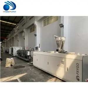 FAYGO birliği 110-315mm PVC UPVC OPVC plastik su kaynağı kanalizasyon teslimat boru yapım hattı ile belling makinesi