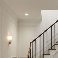 Meilleure vente : Escalier droit préfabriqué en acier et bois, design moderne pour intérieur