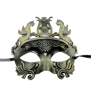 Masque vénitien de soldat romain grec pour hommes, masque de <span class=keywords><strong>carnaval</strong></span>, masque de bal masqué, costume de fête de Mardi Gras - Product Image 3