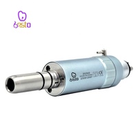 Moteur pneumatique dentaire à 4 trous pour pièce à main basse vitesse Micromoteur en acier inoxydable portable pulvérisateur d'eau externe Moteur pneumatique Outils de dentiste