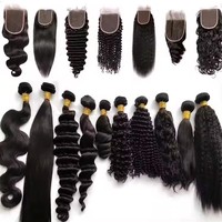 Lots de Cheveux Humains Bruts Birmans Bouclés en Gros, Cuticules Alignées, Non Traités, Double Trame, Extensions de Cheveux pour Coiffure Naturelle