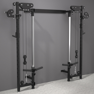 New Design Folding <strong>Wall</strong> Cable Rack Integrated Trainer Squat Rack <strong>Wall</strong> Mounted Power Rack With Dual <strong>Pully</strong> Gym Fitness Equipment - Product Image 6
