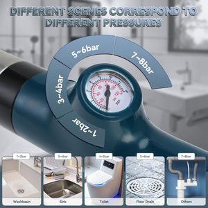 Pompe de débouchage flexible en acier inoxydable haute pression pour toilettes – Écologique et durable – Offre spéciale - Product Image 3