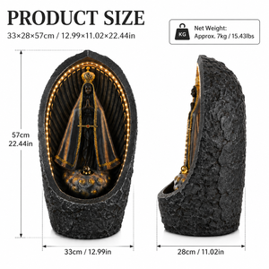 <span class=keywords><strong>Fontaine</strong></span> à eau <span class=keywords><strong>bénite</strong></span> en résine, statue religieuse de <span class=keywords><strong>la</strong></span> Vierge Marie, modèle Madonna noire, <span class=keywords><strong>fontaine</strong></span> artistique catholique - Product Image 3