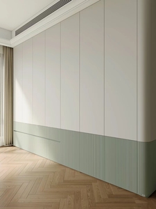 Floating Wall Mounted Garment <strong>Wardrobe</strong> With Hidden Cable Grooves for Tiny Studio Open Plan Sleeping Area - Product Image 3