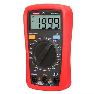 Multimètre UNI-T UT33D, ampèremètre AC, testeur de résistance, multimètre numérique miniature portable avec rétroéclairage - Product Image 5