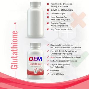 Cápsulas <span class=keywords><strong>Ishin</strong></span>, la Mejor Marca en Venta, Píldoras Blanqueadoras de Piel con L-Glutatión para el Acné y la Decoloración - Product Image 4