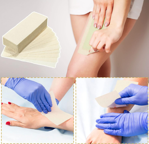 Customize 3.8x10cm Muslin 100% Cotton Natural Muslin Waxing Strips Wax Strip Muslin Wax Strips Cotton <strong>Thread</strong> for <strong>Eyebrow</strong> - Product Image 5