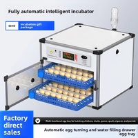 Incubateur d'œufs automatique pour 100 œufs avec contrôleur d'humidité numérique et fonction de chauffage stable