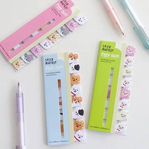Cute Animal Cartoon Portable Memo Pads Colorful Bookmarks Sticky Notes Creative <b>Journal</b> Office Supplies for Note-Taking - Product Image 4