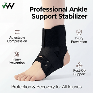 Supporto per Caviglia Personalizzato, Regolabile, Compressivo, Traspirante, Unisex per Sport, Corsa, Fitness ed <span class=keywords><strong>Esercizi</strong></span> all'Aperto - Product Image 1