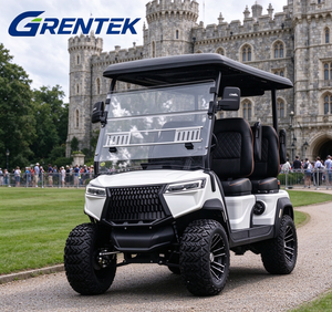 Carrito de Golf Eléctrico Personalizable de 4 Plazas, Todoterreno y Elevado, con Espacio de Almacenamiento Trasero - Product Image 1