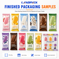 Máquina automática de envasado y embalaje flow pack para jabón, pan, hamburguesas, barras de proteínas, paletas, helados y piruletas