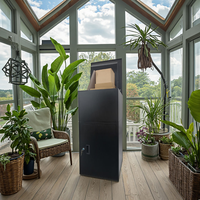Boîte à colis extérieure autonome en acier galvanisé WELDON, robuste, étanche et antivol pour appartement