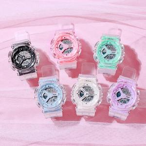 <span class=keywords><strong>Montre</strong></span> électronique de Sport pour enfants, pour filles, garçons, adolescents, écoliers, horloge étanche, <span class=keywords><strong>montre</strong></span>-bracelet couleurs bonbons, nouveau - Product Image 2