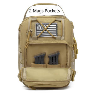 タクティカルスリングバックパックバッグパックモールシングルショルダーバックパッククロスボディバッグホルスター付き10リットル - Product Image 3