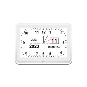 Dimmbare LCD-IPS-Anzeige Schlummer funktion Wecker SD USB Digitaler Foto rahmen Kalender Tages uhr Für Demenz Alzheimer - Product Image 5