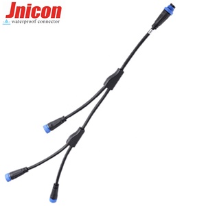 Jnicon M15 10A 300V防水IP68 <span class=keywords><strong>Y</strong></span>タイプXlrコネクタケーブル2p 3pプロフェッショナルLEDストリートランプ規格 - Product Image 1