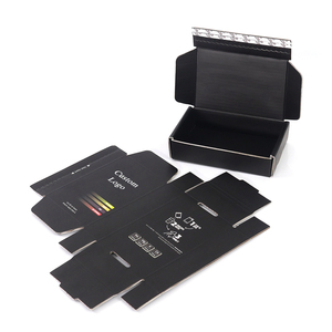 Usine personnalisée Zipper Mailer papier ondulé E <span class=keywords><strong>Commerce</strong></span> boîte d'expédition boîte d'emballage avec bande de déchirure - Product Image 3