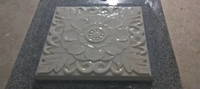 Moules en plastique décoratifs pour béton pour carreaux Moule avec motif floral