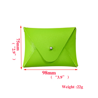 Dompet Kulit PU YinHui-concept Normcore/Minimalis, Tempat Kartu, Kantong Koin, Logo/Pola Dapat Disesuaikan, 3-in-1, Untuk Kartu Bisnis