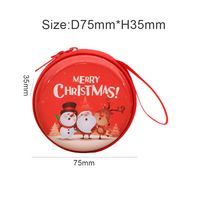 Décorations de Noël, boîte en fer blanc pour cadeaux, petits cadeaux pour enfants, jolies boîtes à monnaie en forme de dessin animé avec logo imprimé