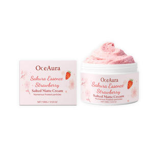 Exfoliante corporal de flor de cerezo y fresa que limpia suavemente la piel, exfolia, hidrata y refresca. - Product Image 1