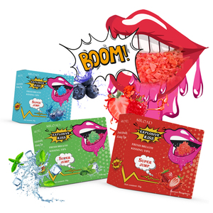Sabor de fruta de fábrica Explotando beso Caramelo que estalla a granel Polvo de caramelo OEM Fabricante al por mayor - Product Image 1